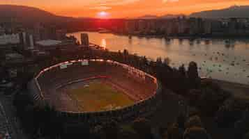 Foto gratuita la gente en el estadio de fútbol