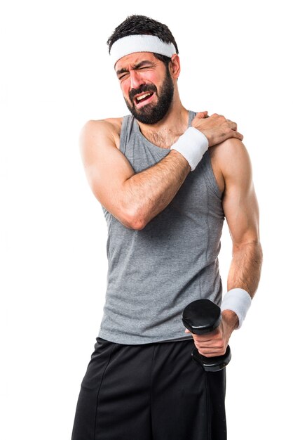 Gimnasio divertido salud fuerte atlético