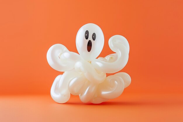 El giro del globo en forma de fantasma