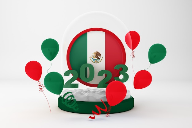 Foto gratuita globo terráqueo de méxico 2023