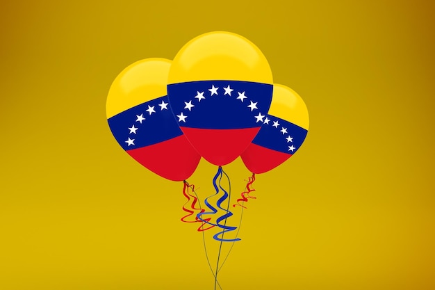 Foto gratuita globos bandera venezuela