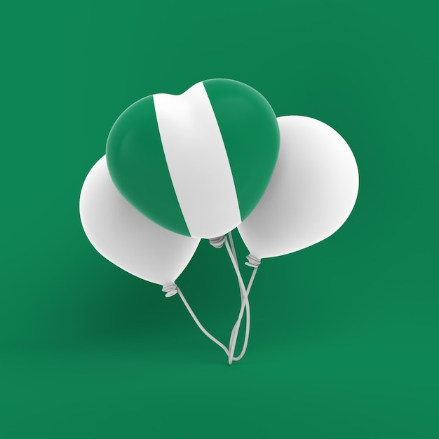 Foto gratuita globos nigerianos