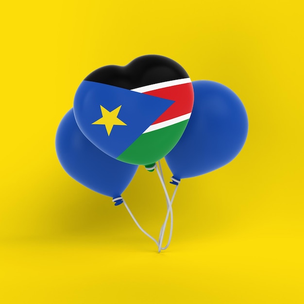 Globos de Sudán del Sur
