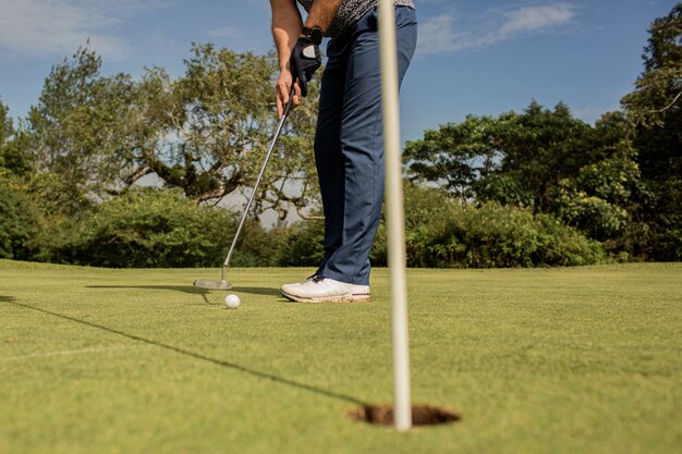 Golfista profesional. Bali. Indonesia.