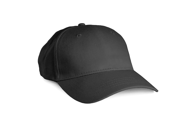 Gorra negra aislada