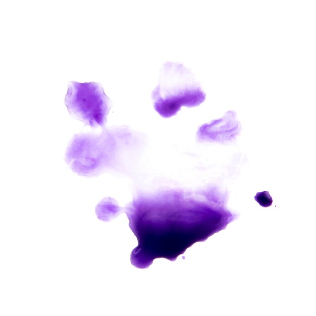 Gota de acuarela púrpura