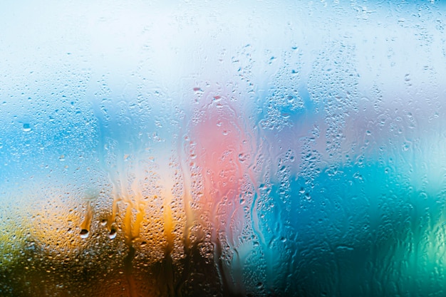 Gotas de lluvia de fondo cerrar