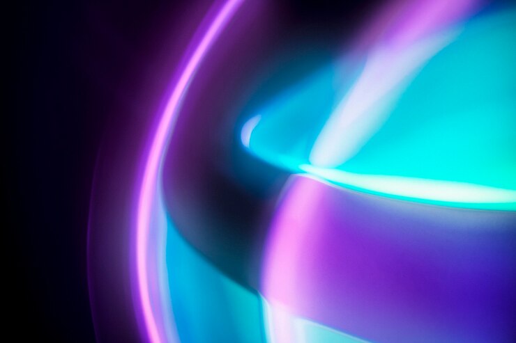 Photo Gratis gradient background with pink and blue light effect