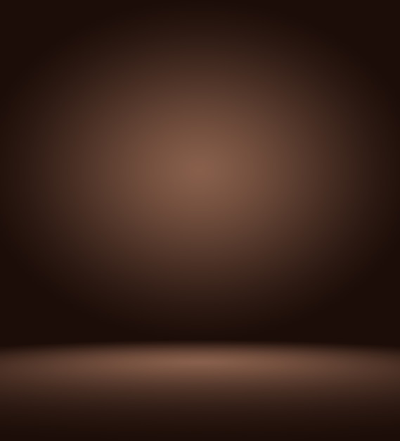 Gradiente de color marrón oscuro y marrón de lujo abstracto con viñeta de borde marrón, telón de fondo de estudio - así utilizarlo como fondo de fondo, tablero, fondo de estudio