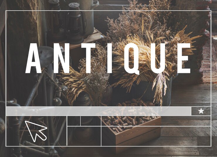 Foto gratuito gráfico de cursor de diseño de plantilla de sitio web de word antiguo