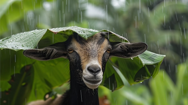 Foto gratuita granja de cabras fotorrealista