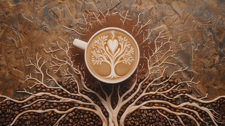 Foto gratuito los granos de café orgánicos son vida muerta