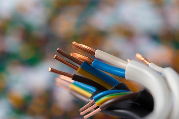 Gránulos de polímero de plástico de colores para cable