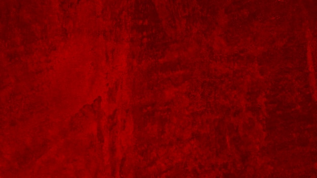 Grunge yeso cemento o pared de hormigón textura color rojo con arañazos