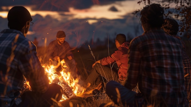 Un grupo de amigos colombianos pasando tiempo juntos y divirtiéndose