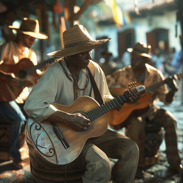 Un grupo de amigos colombianos pasando tiempo juntos y divirtiéndose