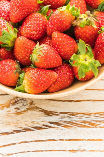 Foto gratuita grupo de fresas o fresas