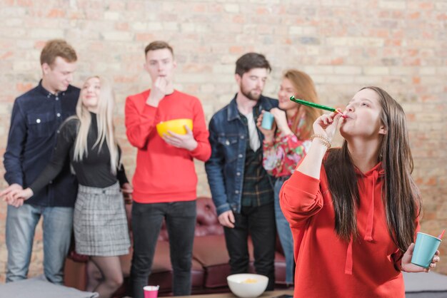 Grupo de personas en una fiesta