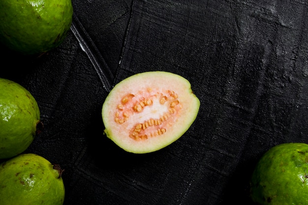 Guayaba en rodajas planas