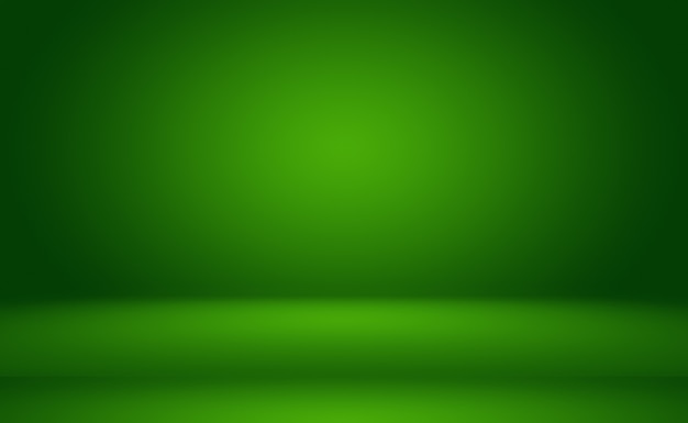 Foto gratuita habitación vacía de fondo abstracto degradado verde con espacio para texto e imagen.