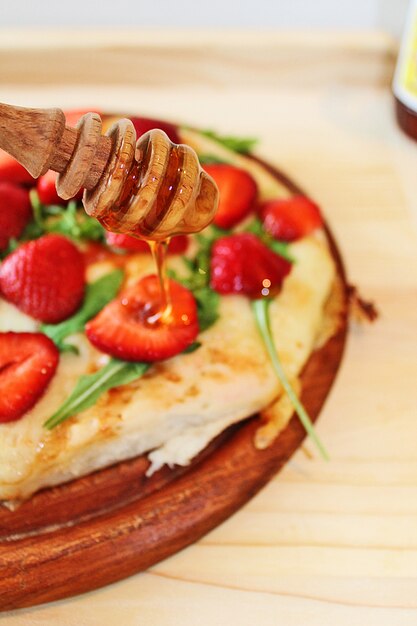 Haciendo postre casero