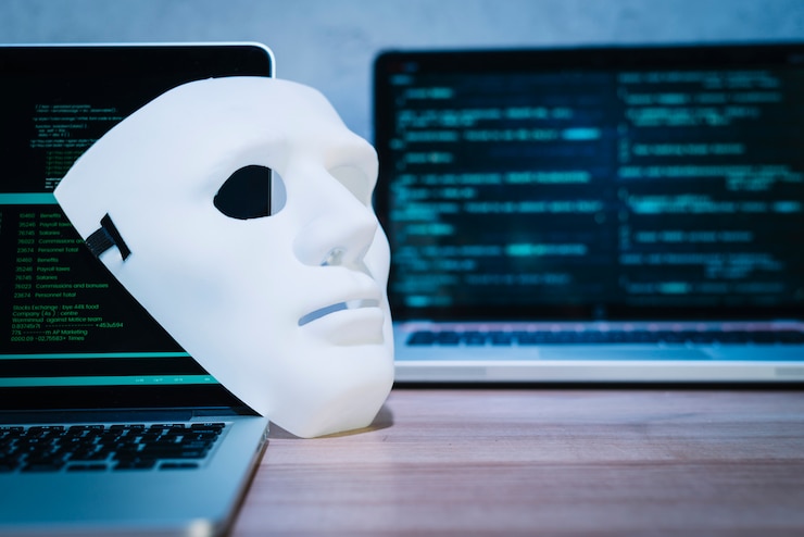 Photo Gratis hackers mask