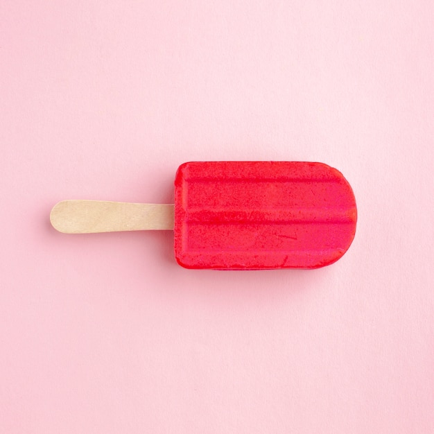 Foto gratuita helado con sabor a rojo