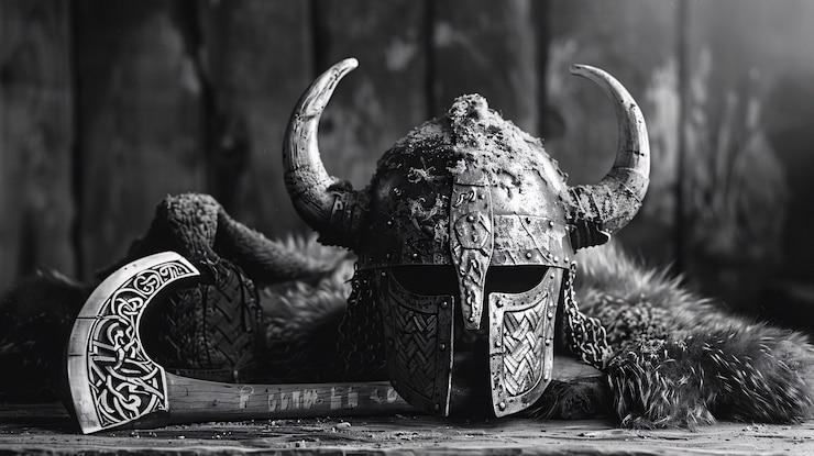 Photo Gratis helm tentara gaya vintage, still life