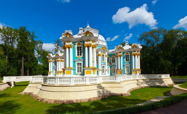 Hermitage en el parque de Catherine en Tsarskoye Selo