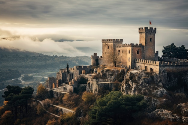 Foto gratuita la hermosa arquitectura del castillo