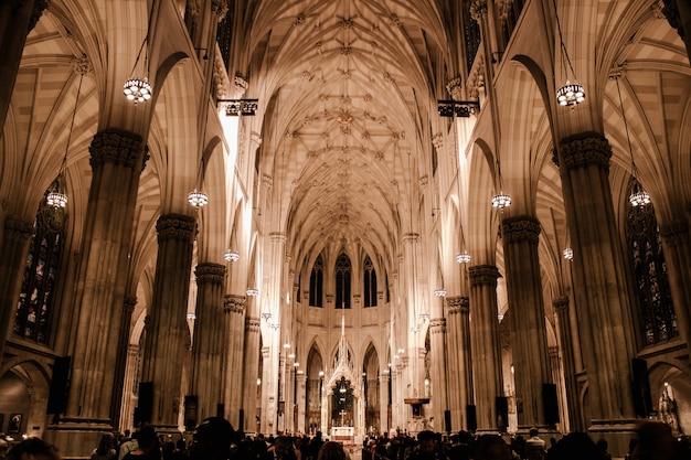 Hermosa arquitectura de una iglesia