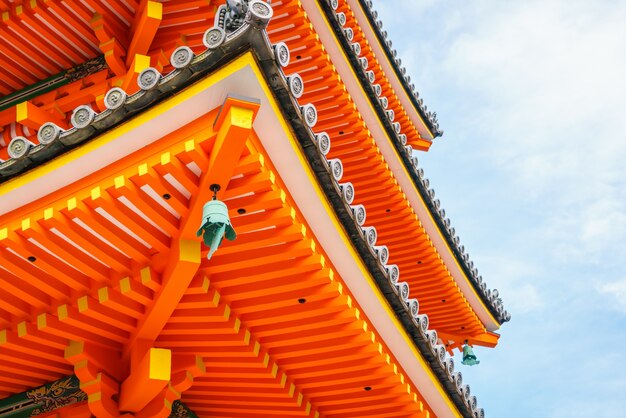 Hermosa Arquitectura de Kiyomizu-dera Kioto, Japón