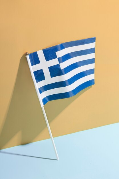 Hermosa bandera griega