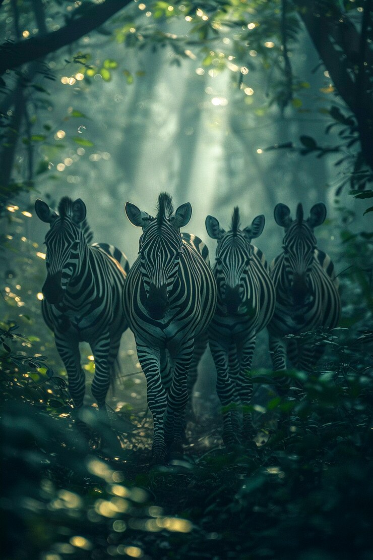 Foto gratuito la hermosa cebra en la naturaleza