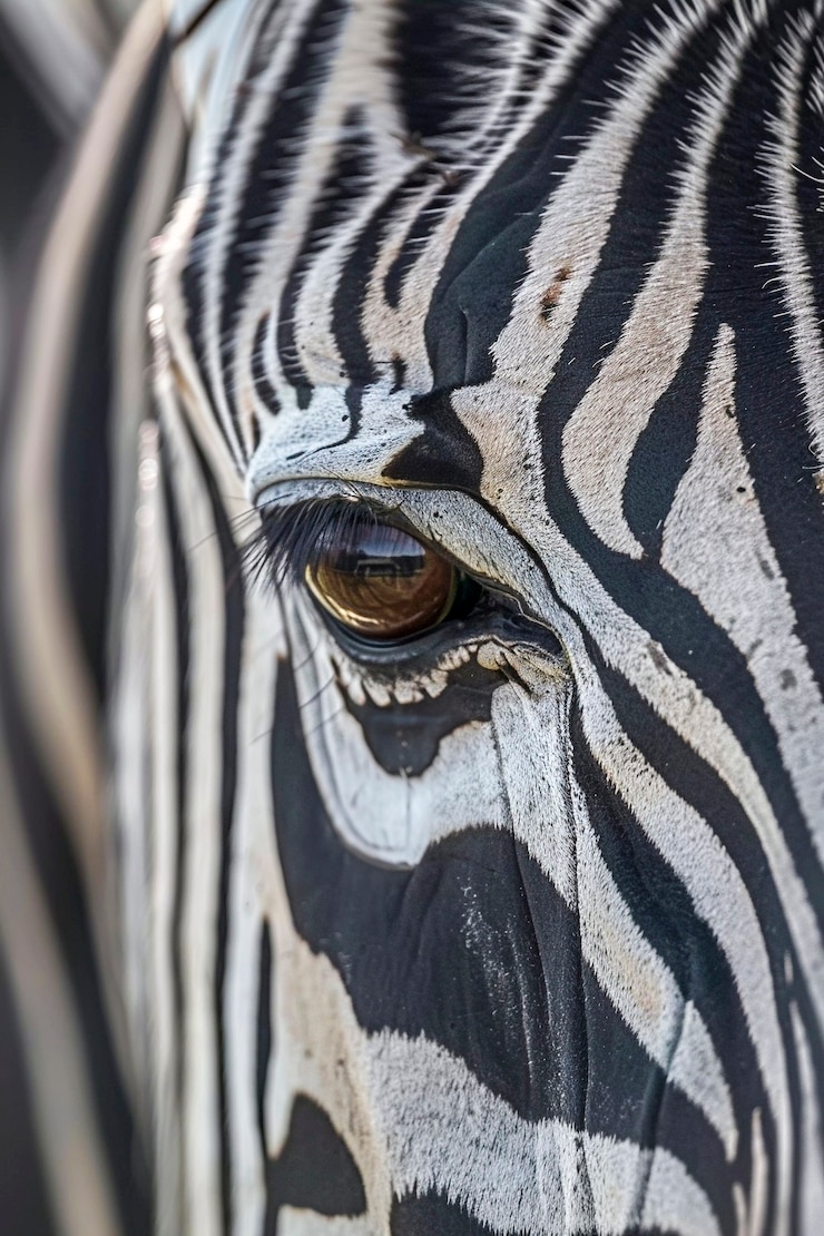 Foto gratuito la hermosa cebra en la naturaleza