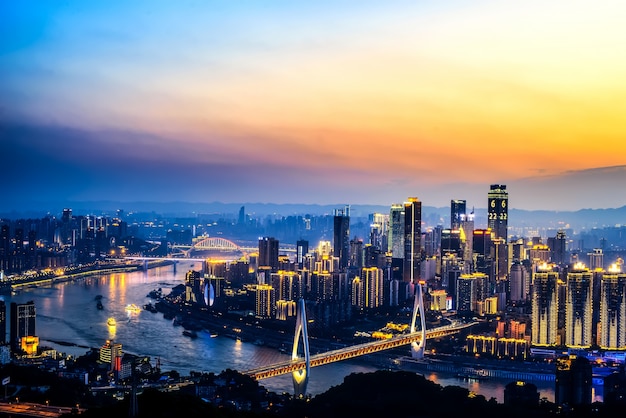 Foto gratuita la hermosa ciudad de chongqing