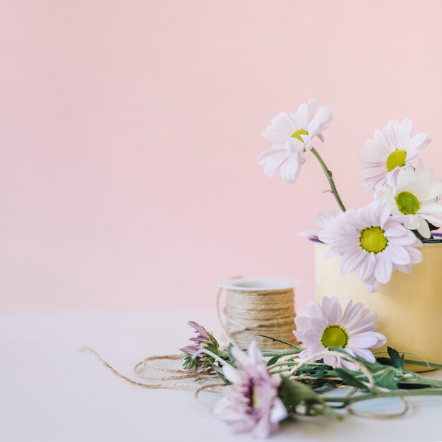 Hermosa decoración de flores