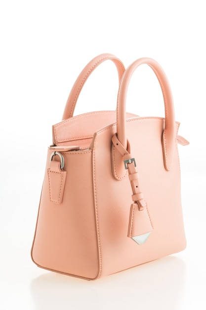 Foto gratuita hermosa elegancia y moda de lujo de color rosa bolso de las mujeres