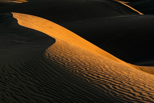 Hermosa foto de dunas de arena