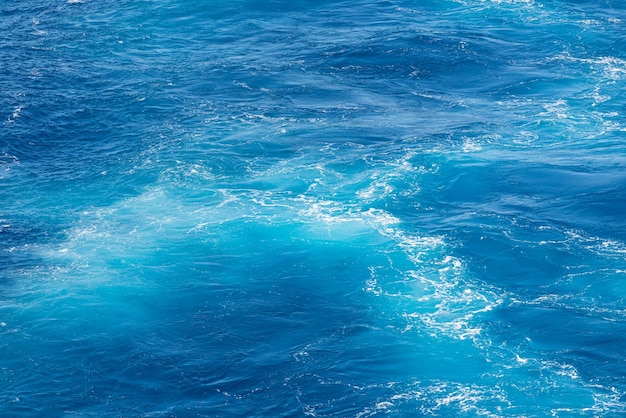 Hermosa foto de las olas del mar