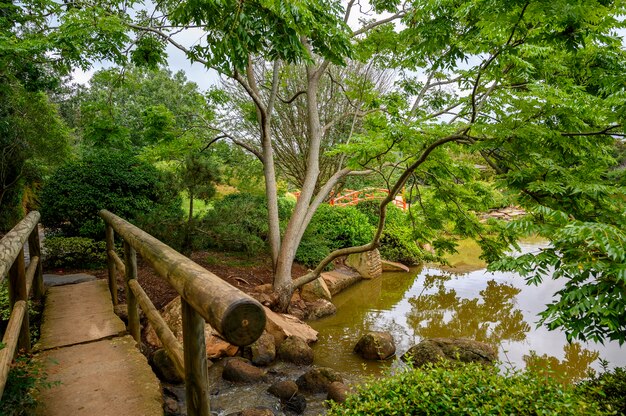 Hermosa foto de un parque público en toowoomba, queensland australia