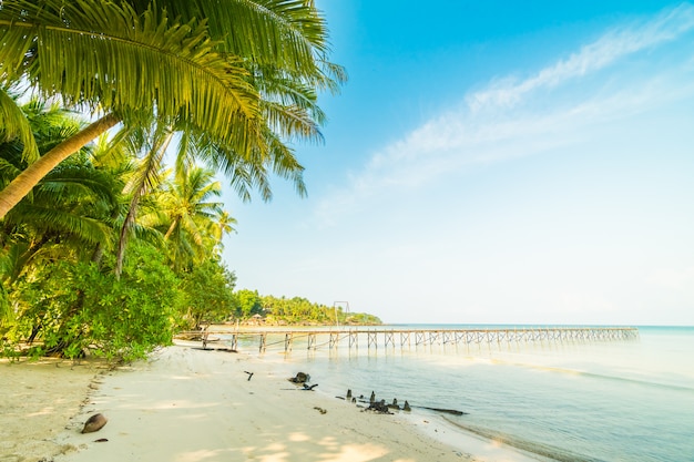 Hermosa isla paradisíaca con playa y mar.