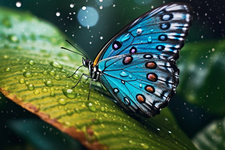 Foto gratuito hermosa mariposa en la naturaleza