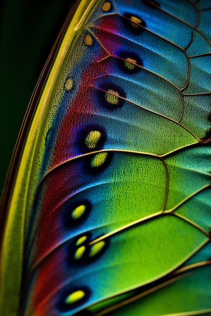 Hermosa mariposa en la naturaleza