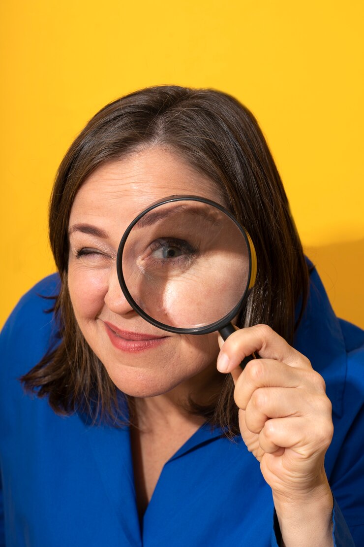 Foto gratuito hermosa mujer de mediana edad divirtiéndose