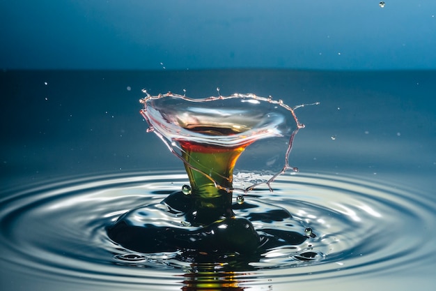 Hermosa naturaleza muerta con agua