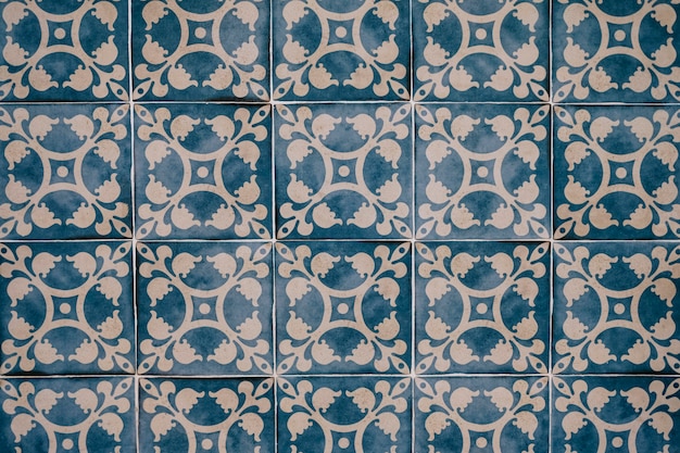 Hermosa pared de azulejos marroquíes para el fondo