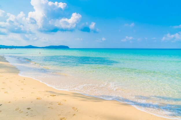 Hermosa playa y mar