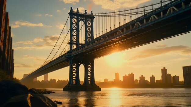 Hermosa vista de la ciudad de Nueva York