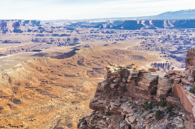 Hermosa vista del Parque Nacional Canyonlands en Utah, EE.